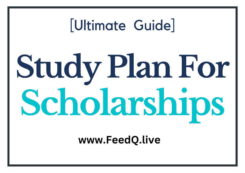 Study Plan for Scholarship Application to Win a Scholarship in 2024.