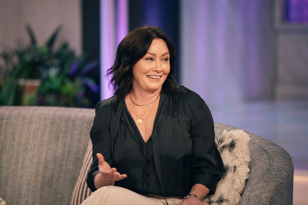 Shannen Doherty on season 3 of "The Kelly Clarkson Show" on September 8, 2021 | Source: Getty Images