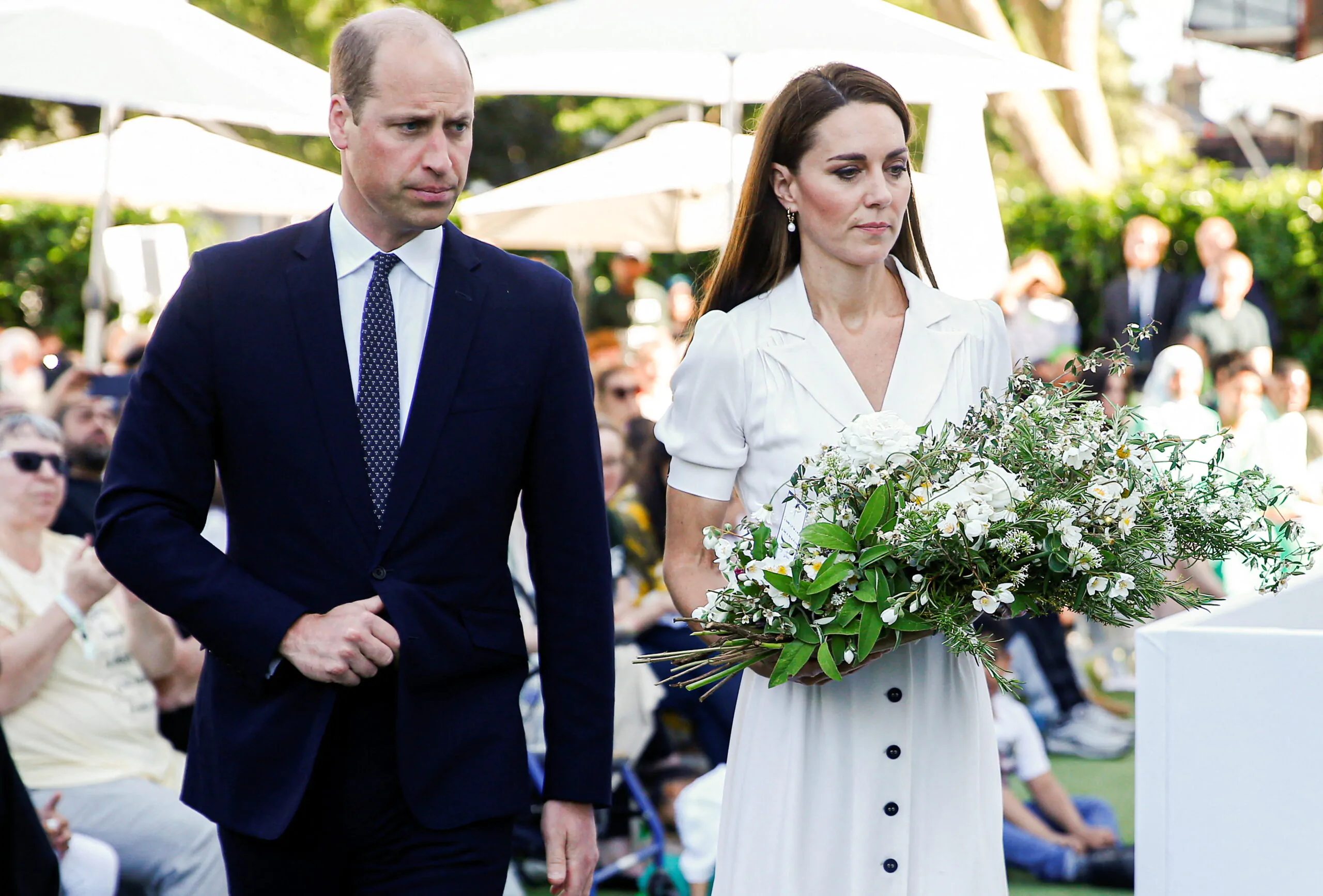 Prince William & Kate Middleton during the fifth anniversary of the Grenfell Tower fire