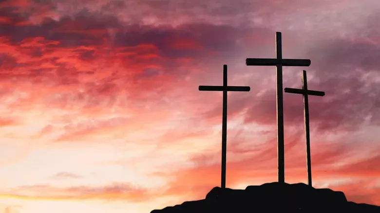 crosses at Golgotha